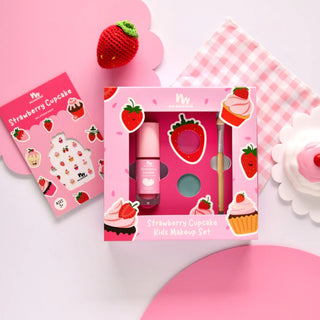 5-Piece Strawberry Cupcake, Mermaid or Unicorn Makeup for Kids