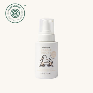 EWG Verified, fragrance-free foaming infant body wash, the safest baby body wash for newborns and sensitive skin, made in the USA with all-natural ingredients