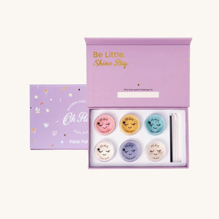 Face painting kits, non toxic face paint set for kids with brushes, and primer, safe childrens face paint kit