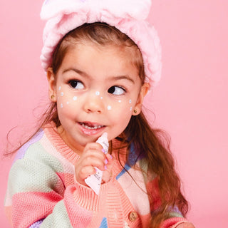 Natural lip gloss for kids and clean lip gloss gift set with Strawberry, Cotton Candy, and Grape flavors, handmade in Australia with vegan, non-toxic ingredients