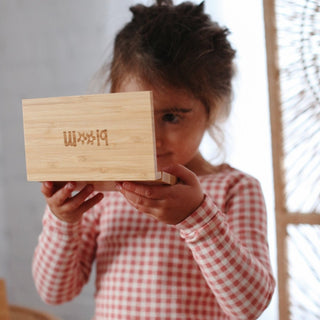 Natural makeup kit for kids with refillable makeup palette from True Bloom Kids, made with non-toxic, eco-friendly ingredients for safe beauty play