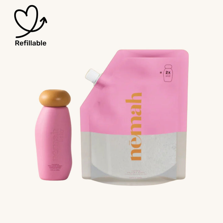 Non-Toxic Baby & Kids Body Wash & Shampoo â Refillable Set