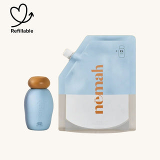 Nemah’s clean baby lotion, non toxic baby lotion, kids body lotion, and non toxic kids lotion for soft, nourished skin, safe for newborns and kids