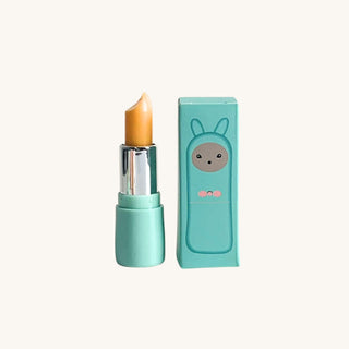 Organic chapstick lipstick-style lip balm for kids – vegan, non-toxic, nourishing formula with coconut and shea butter