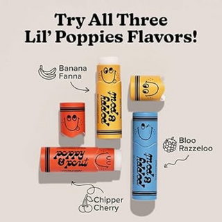 Ornament Box Set of Lil' Poppies All-Natural Lip Balm