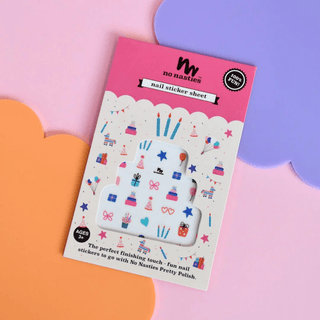 Birthday Nail Sticker Sheet - Popsicle Beauty Club