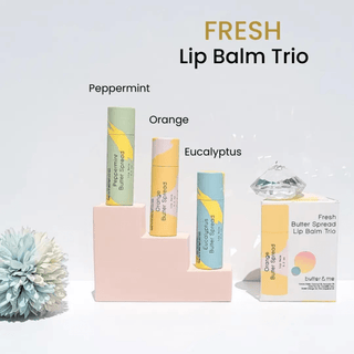 Butter Spread Lip Balm - Fresh Trio - Popsicle Beauty Club