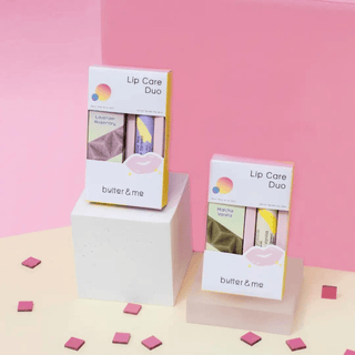 Lip Care Duo - Lip Balm and Lip Scrub - So Floral - Popsicle Beauty Club