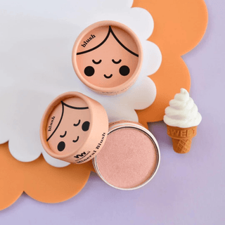 Eco Natural Kids Makeup Pressed Powder Eyeshadow and Blush - Popsicle Beauty Club