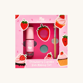 5-Piece Strawberry Cupcake, Mermaid or Unicorn Makeup for Kids