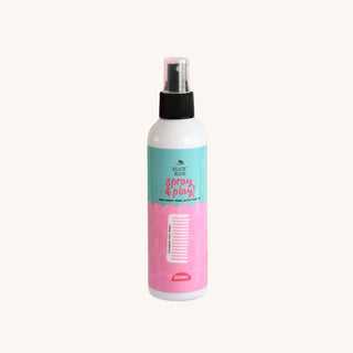 All-natural hair spray for sensitive skin—kids hair spray with Lilli Pilli and Marshmallow extracts; alcohol-free, medium hold