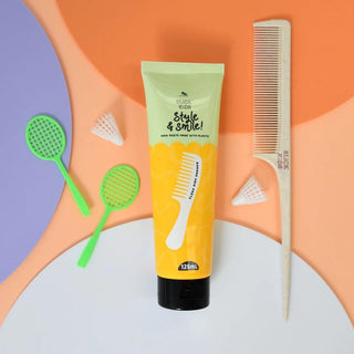 All-natural hair styling paste—plant-based kids hair styling products with sunflower wax for medium hold, non-greasy finish
