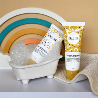 Balancing kids face moisturizer and non toxic face moisturizer for kids with Kangaroo Paw, Lemon, Juniper, and Tea Tree oils for hydration and oil control