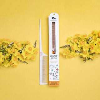 Biodegradable hair part comb, best comb for parting hair, made from eco-friendly wheat straw for precise styling and reduced plastic waste