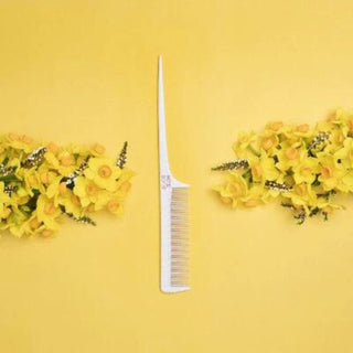 Biodegradable hair part comb, best comb for parting hair, made from eco-friendly wheat straw for precise styling and reduced plastic waste