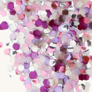 Certified Biodegradable Bio-glitter, biodegradable hair glitter for hair gel, safe for face, hair, body, and nails, packaged in a glass jar