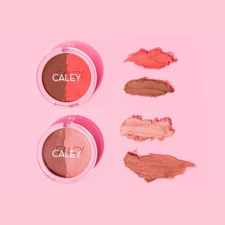 Non-toxic blush and bronzer palette for teens makeup with natural ingredients