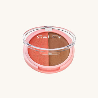 Non-toxic blush and bronzer palette for teens makeup with natural ingredients