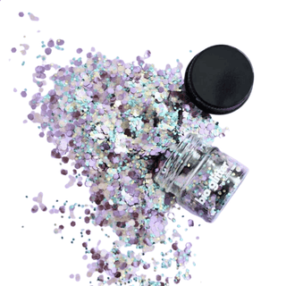 Certified biodegradable glitter for face like Klee Glitter Gel
