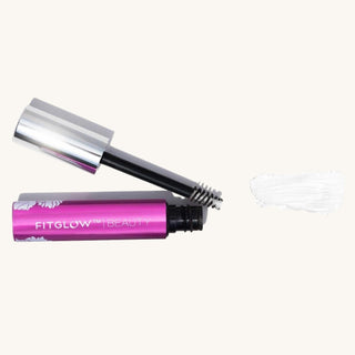 Clear mascara and brow gel with rice bran wax bamboo extract olive oil and lupine protein