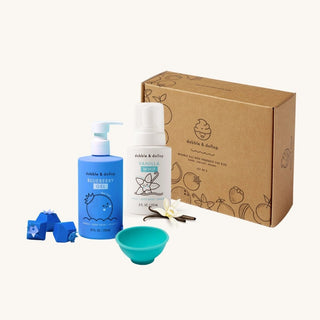 Dabble and Dollop all natural bubble bath for kids in dessert-inspired scents