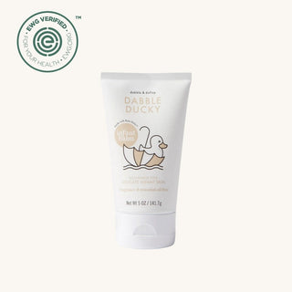 Dabble and Dollop EWG Verified, fragrance-free infant lotion for newborns and sensitive skin, made with all-natural, hypoallergenic ingredients