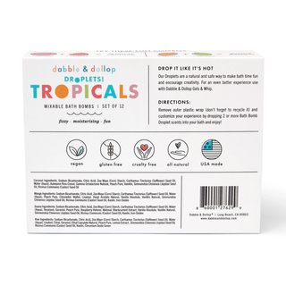 100% Natural Mini Bath Bombs for Kids in Assorted Fruit Scents