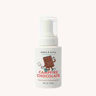 Dabble & Dollop limited-edition S’mores Bath Bomb Gift Set for kids with Chocolate Whip 3-in-1 and mini Marshmallow and Graham bath bombs