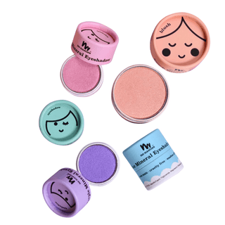 Eco Natural Kids Makeup Pressed Powder Eyeshadow & Blush — natural makeup kit, non toxic makeup for kids