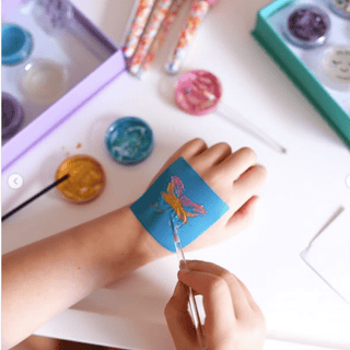 Hypoallergenic face paint kit with face paint non toxic formulas and non toxic white face paint for safe, gentle fun