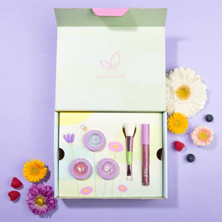 Jovy Berry Bliss Play Makeup Kit, EWG Verified makeup for kids, clean and non-toxic children’s makeup set