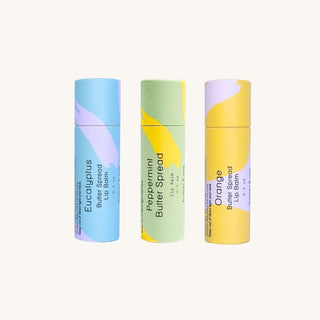 Eco-friendly lip balm gift set with natural kids chapstick, safe chapstick for kids in fresh and sweet flavors