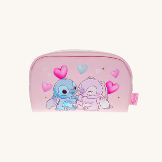 Lilo Stitch bag featuring an I Heart Stitch toiletry bag for travel and self-care essentials