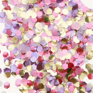 Certified Biodegradable Bio-glitter, biodegradable hair glitter for hair gel, safe for face, hair, body, and nails, packaged in a glass jar