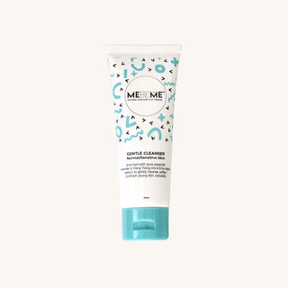 MEBEME Gentle Gel Cleanser, a natural kids face wash for sensitive skin made with Emu Apple, Lavender, and Ylang Ylang oils