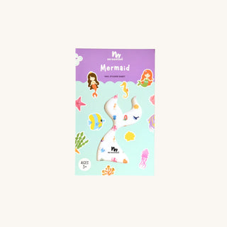 Mermaid Nail Sticker Sheet for kids, pairs with peel off nail polish and best nail polish for toddlers for mess-free, easy nail fun