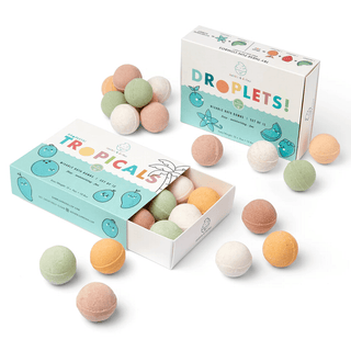 100% Natural Mini Bath Bombs for Kids in Assorted Fruit Scents