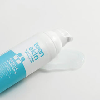Natural Outcome Teen Skin Calm Control moisturizer for kids, lightweight gel that controls shine and hydrates without harsh chemicals