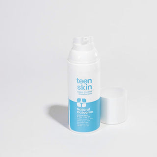 Natural Outcome Teen Skin Calm Control moisturizer for kids, lightweight gel that controls shine and hydrates without harsh chemicals
