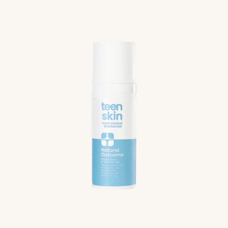Natural Outcome Teen Skin Calm Control moisturizer for kids, lightweight gel that controls shine and hydrates without harsh chemicals
