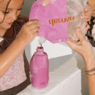 Nemah baby & kids body wash & shampoo — non-toxic, plant-based formula with chamomile, aloe, jojoba, and coconut oil for delicate skin