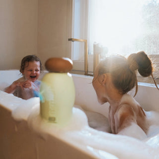 EWG Verified natural bubble bath for kids, fragrance-free and gentle for sensitive skin
