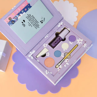 No Nasties Makeup 9-piece mermaid  makeup set for kids, safe and non-toxic play makeup collection