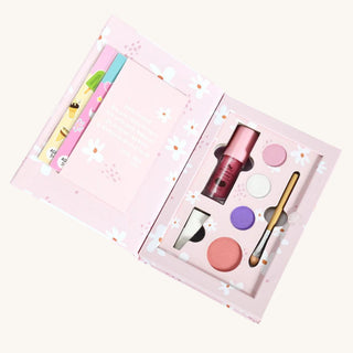 No Nasties Makeup 9-piece natural makeup set for kids, safe and non-toxic play makeup collection