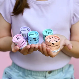 No Nasties Makeup Eco Natural Kids Makeup pressed powder eyeshadow and blush, allergen-free, non-toxic play makeup for children