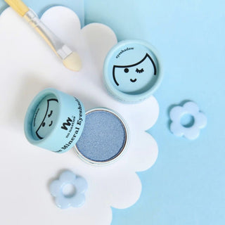 No Nasties Makeup Eco Natural Kids Makeup pressed powder eyeshadow and blush, allergen-free, non-toxic play makeup for children