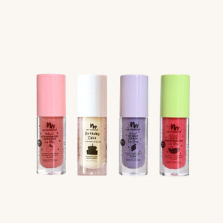No Nasties makeup, natural flavor lip gloss for kids and lip gloss for 8 year olds with nourishing plant oils. Nut free, gluten free, and dairy free formula safe for sensitive lips