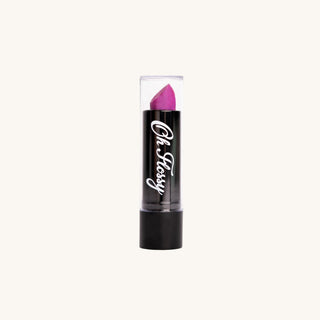 Oh Flossy Play Lipstick for Kids in pink and purple, 100% natural and vegan, safe for sensitive lips, washable, and free from toxins