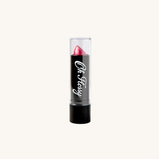 Oh Flossy Play Lipstick for Kids in pink and purple, 100% natural and vegan, safe for sensitive lips, washable, and free from toxins