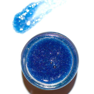 Organic sugar scrub organic body scrub with honey coconut oil and blue spirulina for gentle exfoliation